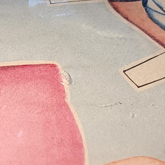 Pelican Blanc Blonde Hair Girl Paper Doll w/Blue Head Scarf Vintage NOS Sealed - Picture 4 of 11